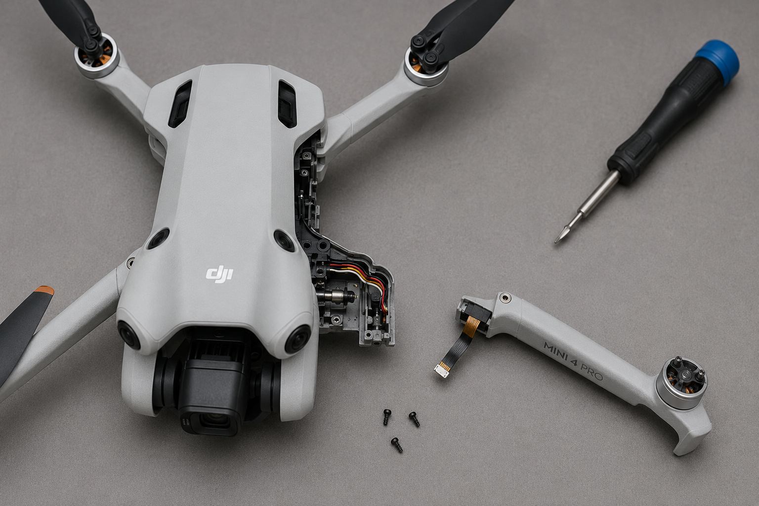 DJI Mini 4 Pro Arm Replacement? Here's How to Diagnose and Fix a Broken Arm